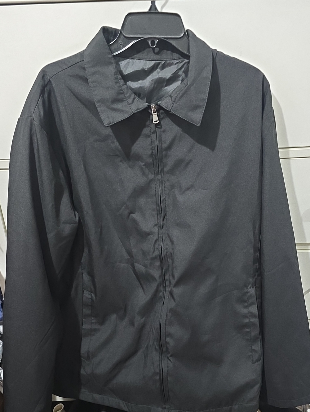 Classic Black Zip-Up Jacket